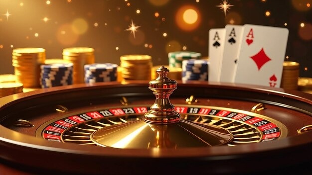 Live dealer blackjack and roulette studio view